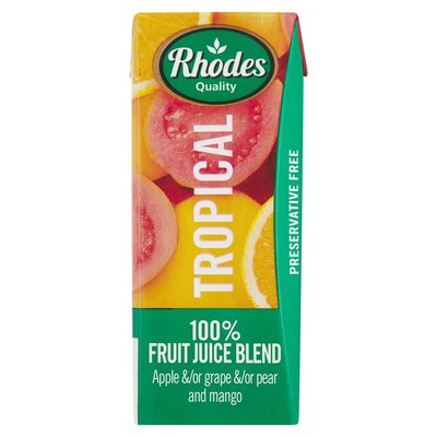 Rhodes 100% Fruit Juice 200ml