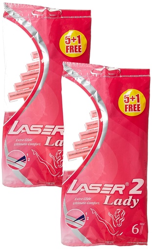 [Z2386] Laser II Lady Twin Blade Razor