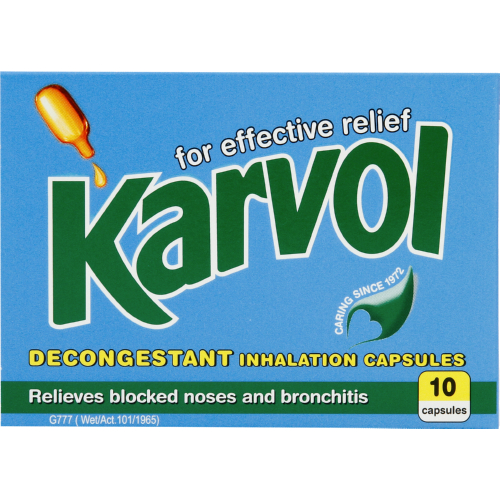 [Z2145] Karvol Decongestant Capsules