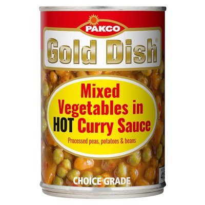 [Z1744] Gold Dish Vegetable Curry